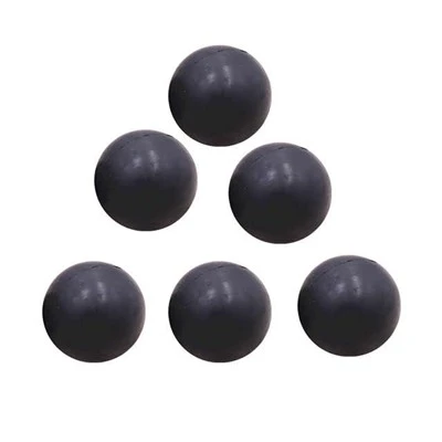 Nbr 18 mm vibrācijas slāpēšanas bumbiņa, melna pielāgotas dabīgas cietās gumijas bumbiņas, silikona 9 mm 6 mm gumijas bumbiņas ar caurumu